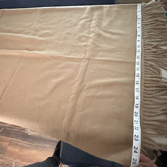 Bedford Collections Edinburgh Throw Sandalwood Blanket Faux Cashmere Monogrammed - Picture 8 of 9